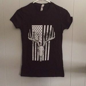 Dark brown size small 100 percent cotton 👍